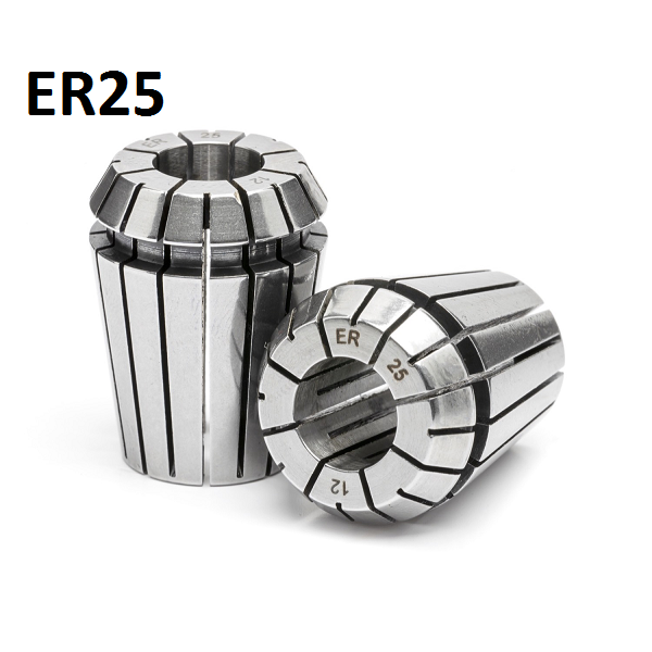8.0mm - 7.0mm ER25 Standard Accuracy Collets (10 micron)